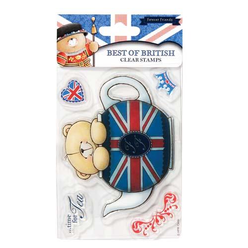 Time for Tea Best of British Mini Clear Stamps